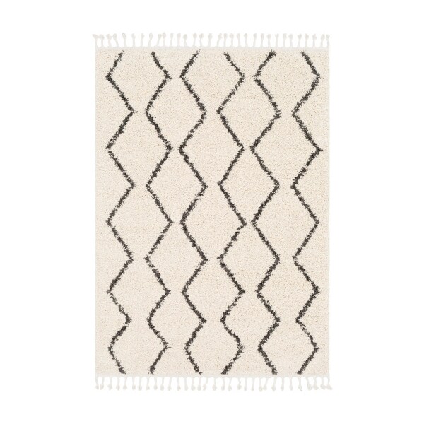 Surya Berber Shag - 5'3 X 7'3" Area Rug" BBE2303-5373